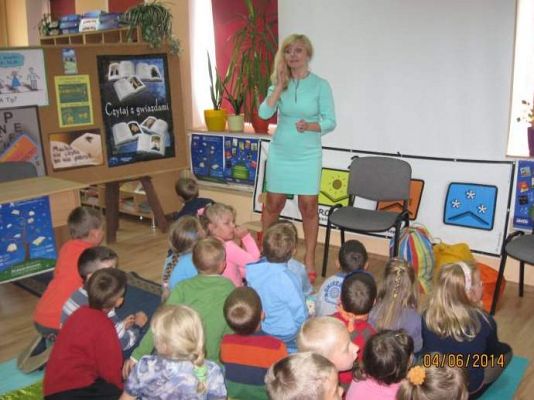 Grafika #0: Zajęcia czytelnicze w Gminnej Bibliotece.2014.06.04