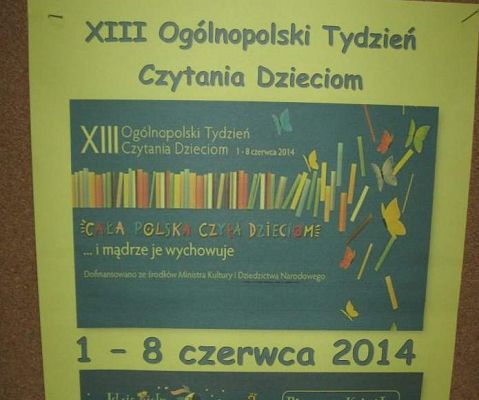 Grafika #2: Zajęcia czytelnicze w Gminnej Bibliotece.2014.06.04