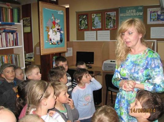 Grafika #0: Spotkanie w Bibliotece Gminnej w Wicku 2014.05.14