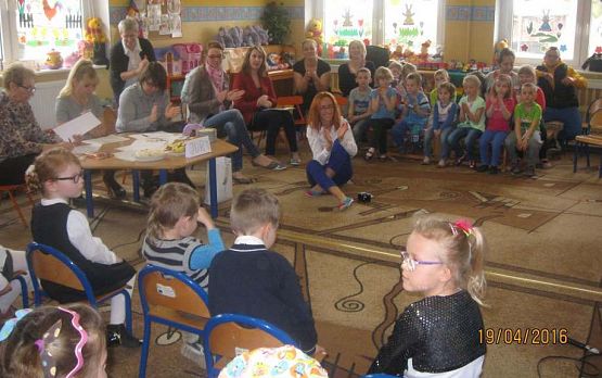 Grafika #16: I Gminny Recytatorski Konkurs Logopedyczny Schodki i szczebelki językowe 19.04.2016r.