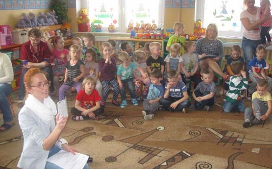 Grafika #12: Przedszkolny Recytatorski Konkurs Logopedyczny Schodki i szczebelki językowe 12.04.2016r.