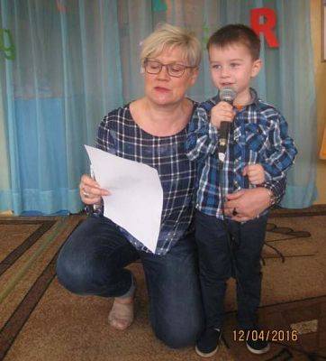 Grafika #18: Przedszkolny Recytatorski Konkurs Logopedyczny Schodki i szczebelki językowe 12.04.2016r.