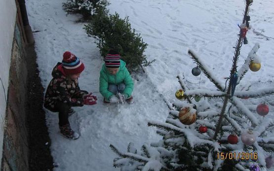 Grafika #2: Zabawy na śniegu 15.01.2016r.