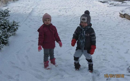 Grafika #7: Zabawy na śniegu 15.01.2016r.