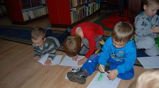 Grafika #14: Warsztaty literackie w Bibliotece Publicznej w Wicku 04.11.2015r.