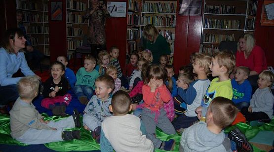 Grafika #6: Warsztaty literackie w Bibliotece Publicznej w Wicku 04.11.2015r.