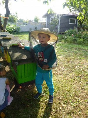 Grafika #2: Przedszkolaki w pasiece cz.III