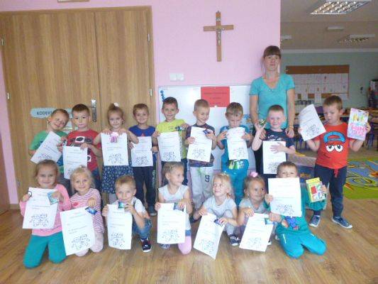 Grafika #3: Dzień Przedszkolaka-gr. II i III , Rybki i Sowy