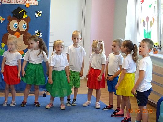 Grafika #1: Pożegnanie 6-latków przez młodsze przedszkolaki cz. II