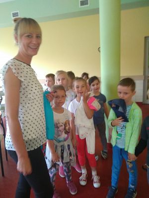 Grafika #1: Przedszkolaki z wizytą w Szkole Podstawowej w Wicku cz. III