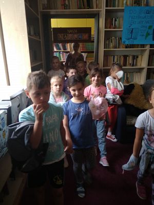 Grafika #3: Przedszkolaki z wizytą w Szkole Podstawowej w Wicku cz. II