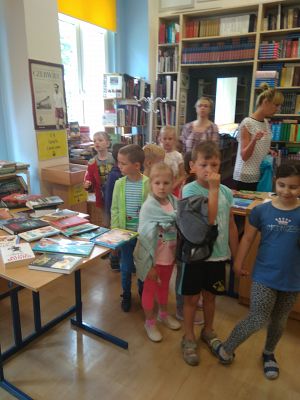 Grafika #4: Przedszkolaki z wizytą w Szkole Podstawowej w Wicku cz. II