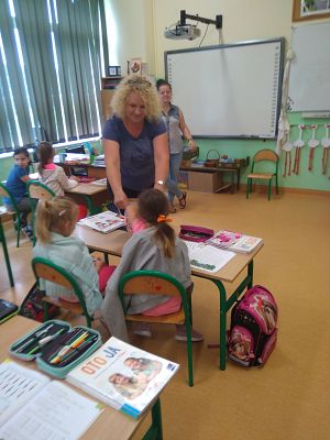 Grafika #7: Przedszkolaki z wizytą w Szkole Podstawowej w Wicku cz. I