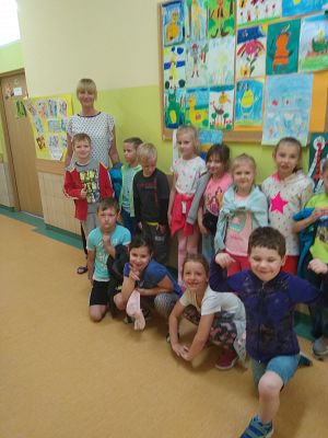 Grafika #8: Przedszkolaki z wizytą w Szkole Podstawowej w Wicku cz. I