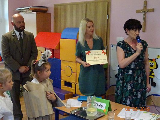 Grafika #7: Gminny turniej wiedzy ekologicznej  Z przyrodą za pan brat cz. VI