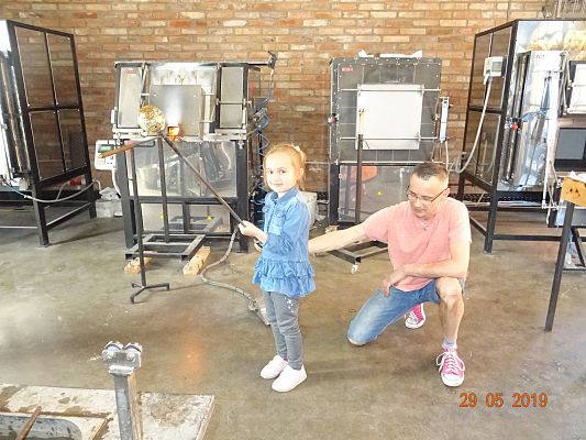 Grafika #5: Wycieczka do Pucka-Manufaktura szkła PuckGlas cz. V