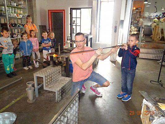 Grafika #8: Wycieczka do Pucka-Manufaktura szkła PuckGlas cz. V