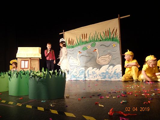 Grafika #1: Przegląd Teatrzyków Dziecięcych- Brzydkie kaczątko cz. II