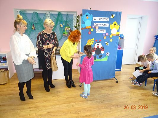 Grafika #1: Przedszkolny konkurs logopedyczny pt. Wierszyki ćwiczące języki cz. IV