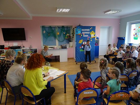 Grafika #1: Przedszkolny konkurs logopedyczny pt. Wierszyki ćwiczące języki cz. II