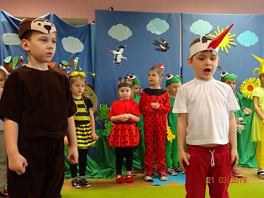 Grafika #0: Gdzie jest wiosna? cz. III- przedszkolaki przedszkolakom