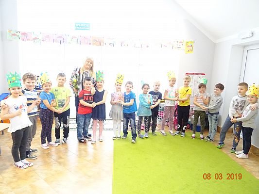 Grafika #7: Przedszkolaki świętowały Dzień Kobiet cz. III