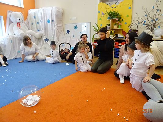 Grafika #7: Zajęcia otwarte dla rodziców Zima, zima w gr. I Motylki cz. V