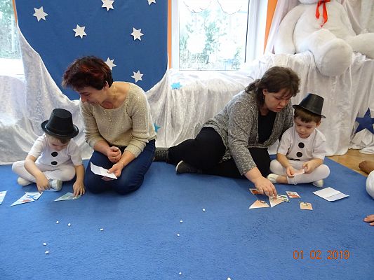 Grafika #6: Zajęcia otwarte dla rodziców Zima, zima w gr. I Motylki cz. IV