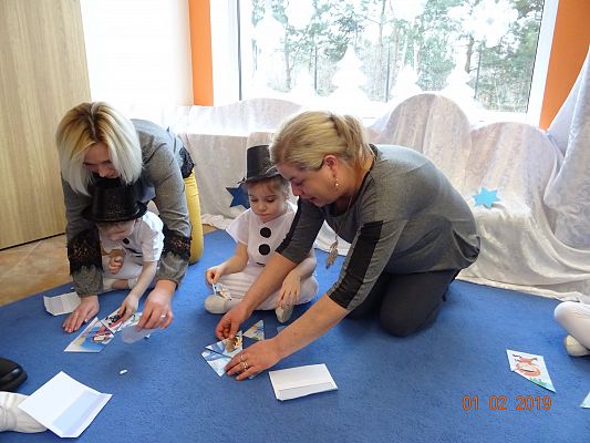 Grafika #7: Zajęcia otwarte dla rodziców Zima, zima w gr. I Motylki cz. IV