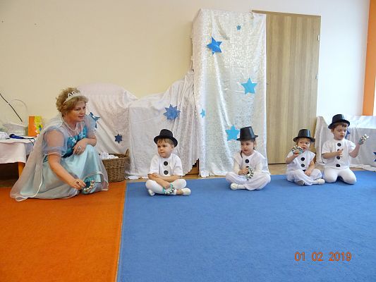 Grafika #4: Zajęcia otwarte dla rodziców Zima, zima w gr.I Motylki cz. I