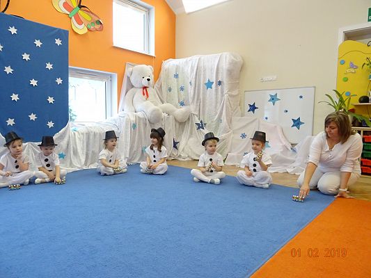 Grafika #6: Zajęcia otwarte dla rodziców Zima, zima w gr.I Motylki cz. I