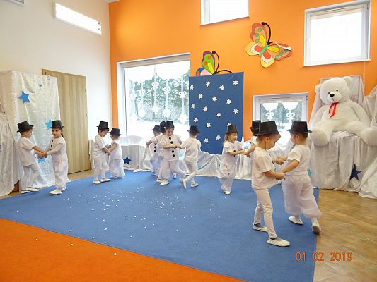 Grafika #7: Zajęcia otwarte dla rodziców Zima, zima w gr.I Motylki cz. I