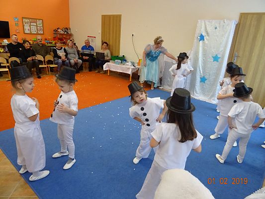 Grafika #8: Zajęcia otwarte dla rodziców Zima, zima w gr.I Motylki cz. I