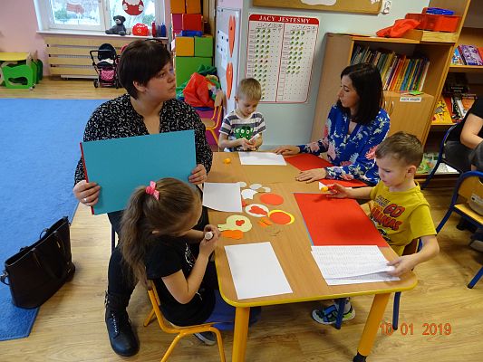 Grafika #8: Zajęcia otwarte dla rodziców -Rybki