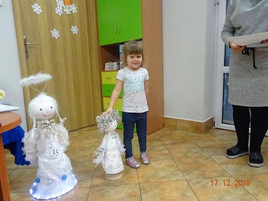 Grafika #5: Konkurs plastyczny bożonarodzeniowy Aniołek cz. II