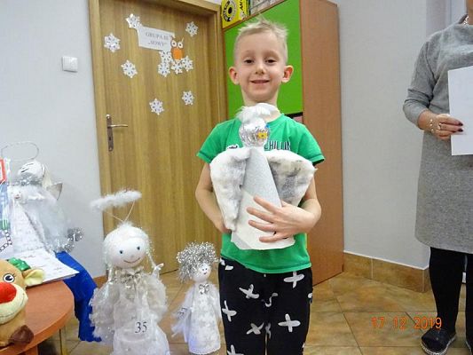 Grafika #6: Konkurs plastyczny bożonarodzeniowy Aniołek cz. II