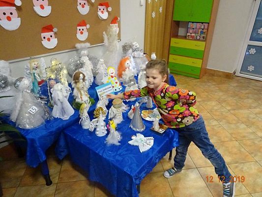 Grafika #1: Konkurs plastyczny Bożonarodzeniowy Aniołek cz. I