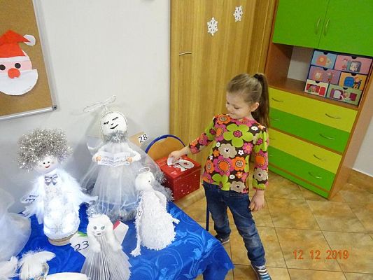 Grafika #0: Konkurs plastyczny Bożonarodzeniowy Aniołek cz. I