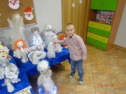 Grafika #4: Konkurs plastyczny Bożonarodzeniowy Aniołek cz. I