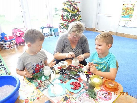 Grafika #0: Zajęcia plastyczne Ozdoby świąteczne cz. II