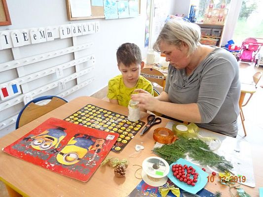 Grafika #5: Zajęcia plastyczne Ozdoby świąteczne cz. II