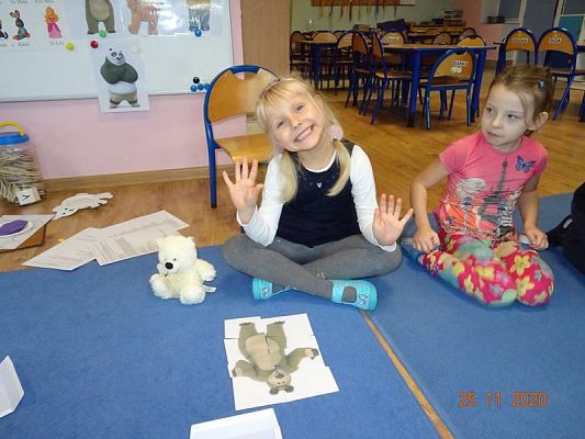 Grafika #24: Dzień Pluszowego Misia gr. I Motylki