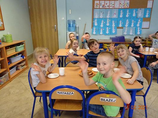 Grafika #8: Tłusty czwartek w przedszkolu
