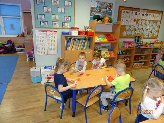 Grafika #56: Walentynki w przedszkolu