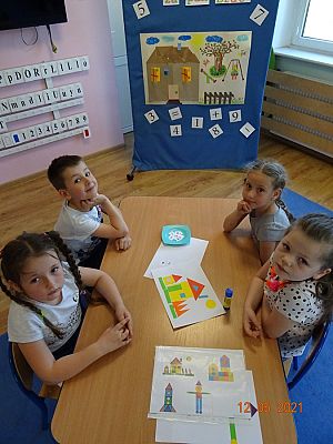 Grafika #8: I Międzyprzedszkolne Potyczki Matematyczne Jestem chwat-z matematyką za pan brat