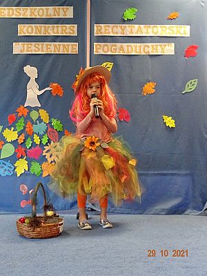 Grafika #9: Przedszkolny Konkurs Recytatorski Jesienne pogaduchy