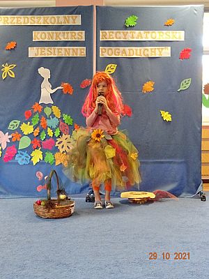 Grafika #10: Przedszkolny Konkurs Recytatorski Jesienne pogaduchy