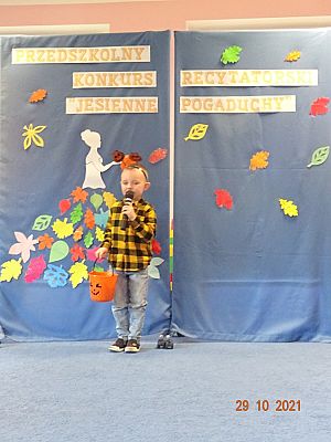Grafika #12: Przedszkolny Konkurs Recytatorski Jesienne pogaduchy