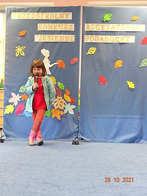Grafika #14: Przedszkolny Konkurs Recytatorski Jesienne pogaduchy