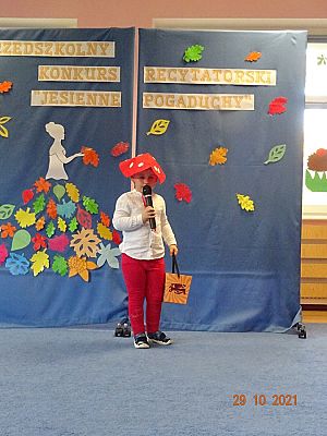 Grafika #16: Przedszkolny Konkurs Recytatorski Jesienne pogaduchy